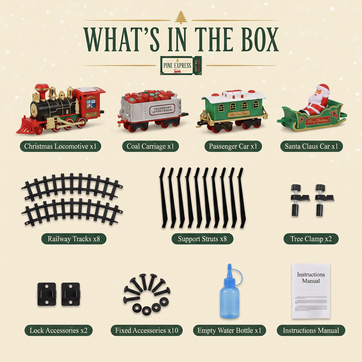 Pine Express™  Christmas Tree Train Set